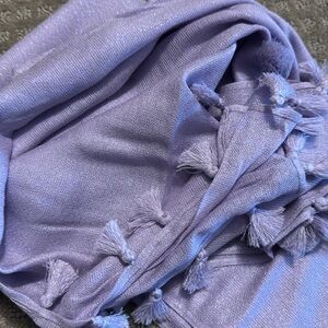 NWT Lilly Pulitzer Lana Scarf Purple with Tassels